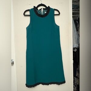 J. Crew Teal Sleeveless Mini Dress